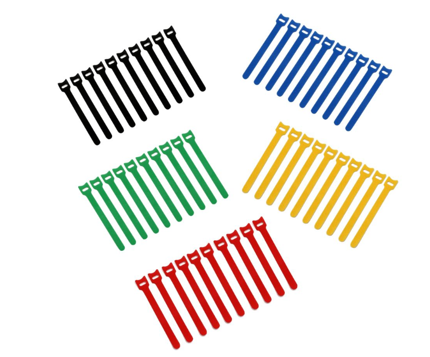 Home Office Computer Cable Management Cable Tie Organisers Set of 50 (15cm)