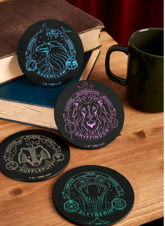 Harry Potter Houses Coasters - 4 Pack