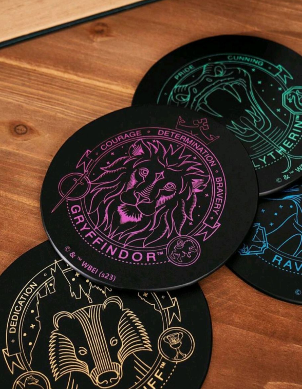 Harry Potter Houses Coasters - 4 Pack
