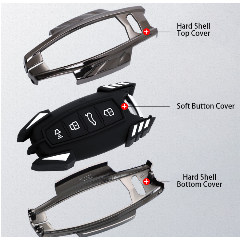 Premium GWM P Series Passengers Colorful Key Cover - Hard Shell