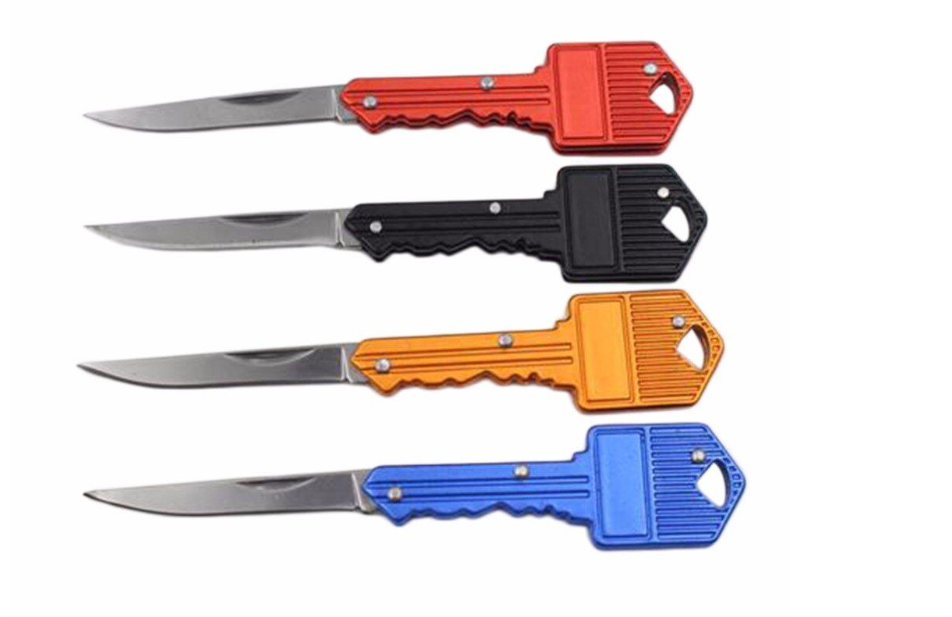 Camping Key Ring Folding Blade Knife 4 set