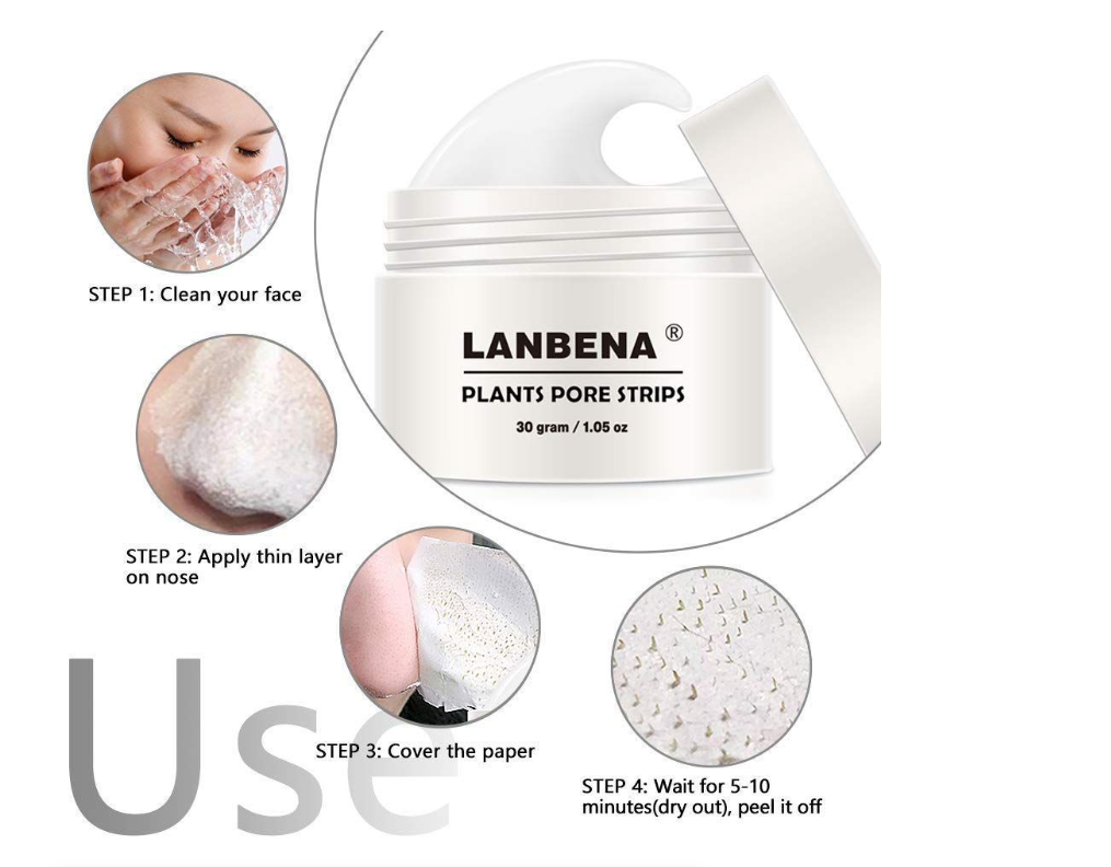 Lanbena Blackhead Removal Nose Strips - 30g