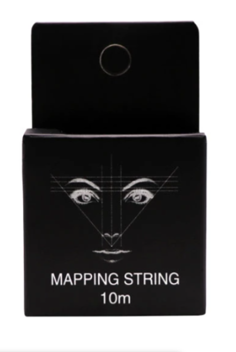 Pre-inked Eyebrow Mapping String - Black Ink