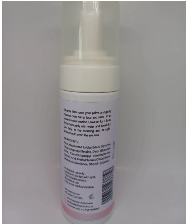 Melanin Control Face Cleansing Foam