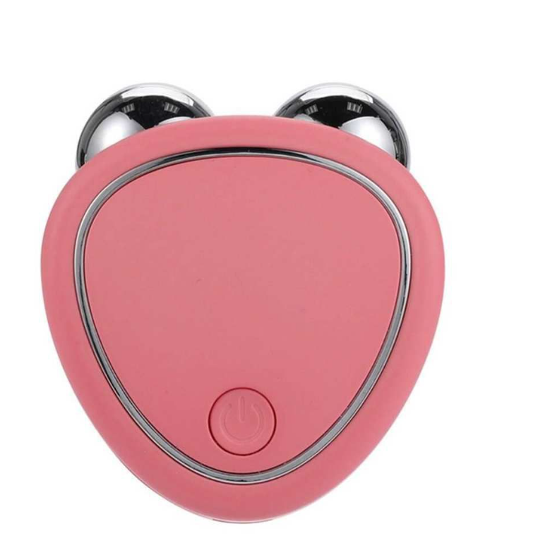 Mini Micro-Current Facial Lifting Skin Tightening & Wrinkle EMS Device - Pink