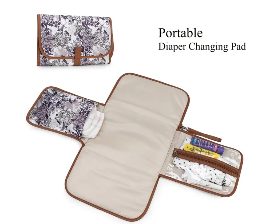 Portable Baby Nappy Changing Mat/Pouch - Blue