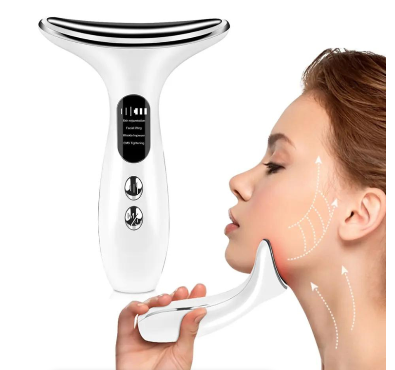 Neck Face Firming Toning Facial Device - White
