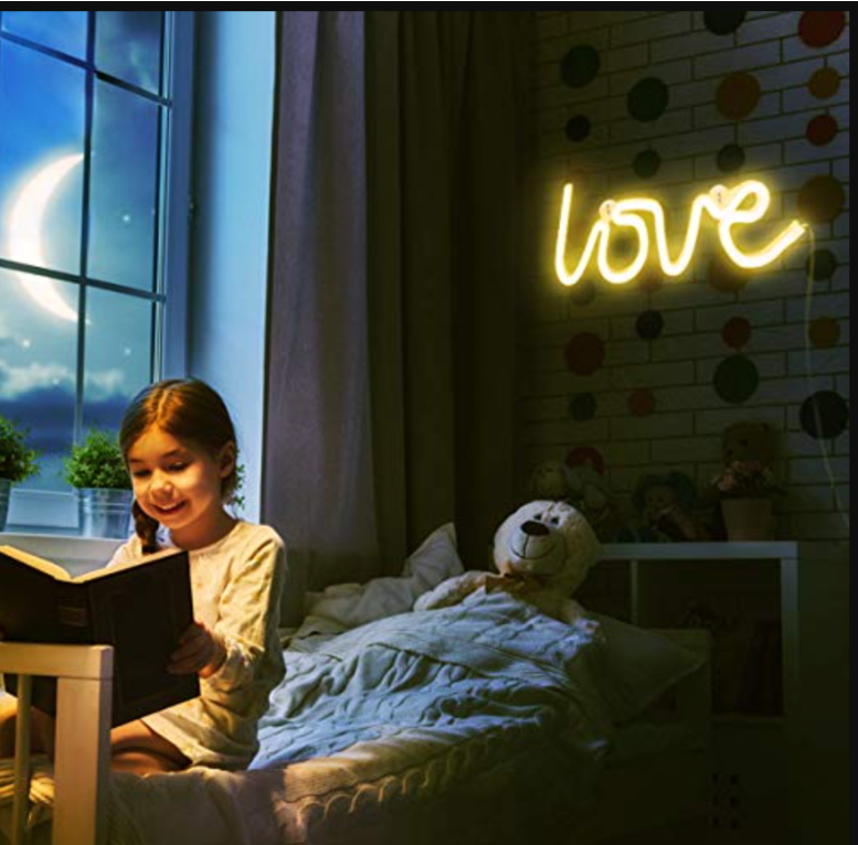 LED Neon Decorative Light - Love