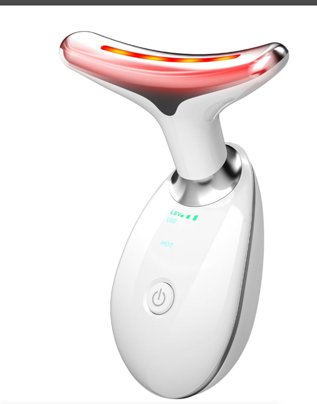 Face Neck Beauty Device, 7 Color Led Face Neck Massager