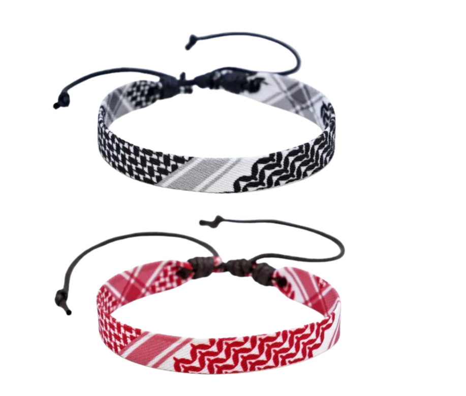 Palestine Keffiyeh wristbands bracelet - Pack of 2