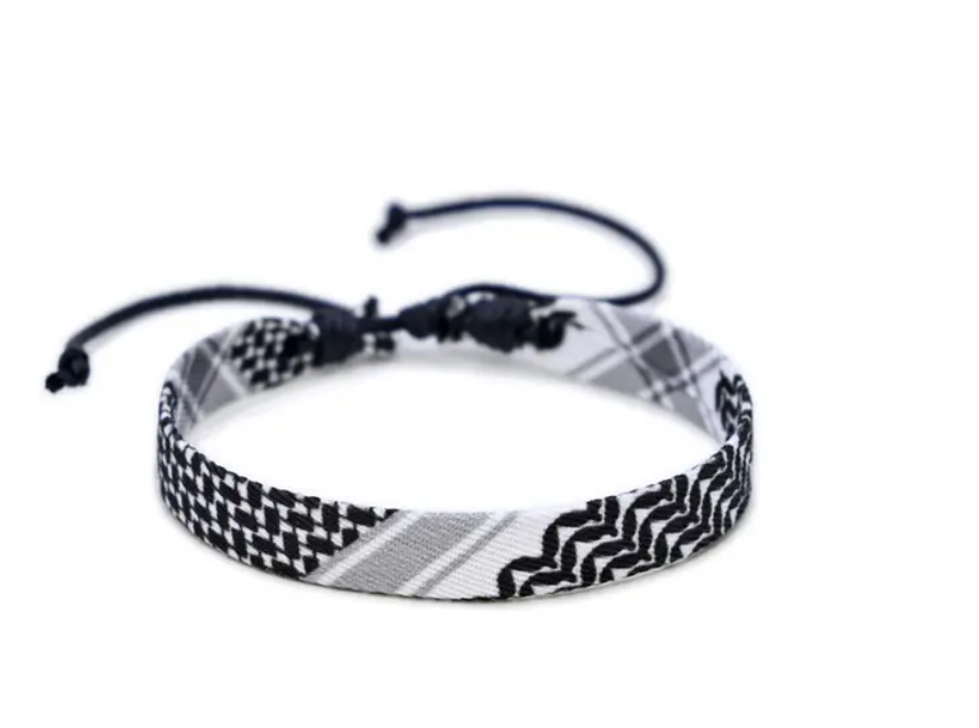Palestine Keffiyeh wristbands bracelet - Pack of 2