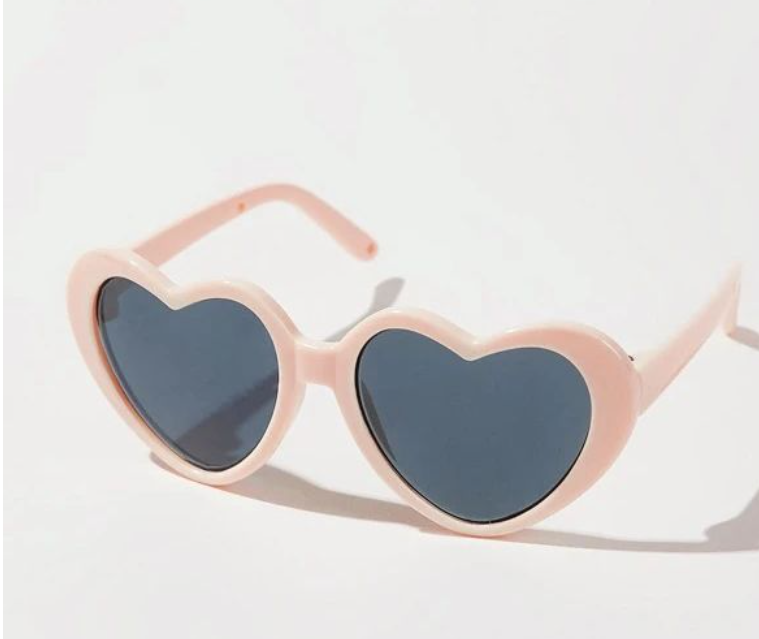 2 Heart Shaped Pet Sunglasses