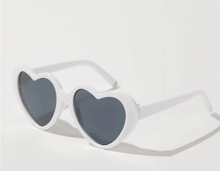 2 Heart Shaped Pet Sunglasses