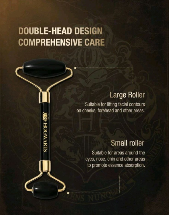 Harry Potter - Hogwarts - Real Mineral Jade Stone Facial Roller