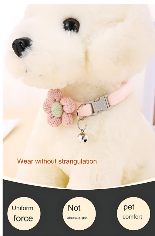 Pet Plush Flower Collar Pet Cat and Dog Universal Cute Collar