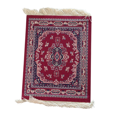 Arabian Persian Style Tassel Trim Mouse Pad - Red