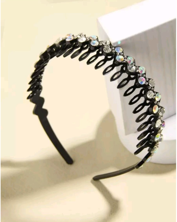 Rhinestone Long Teeth Headband Hair Accessory