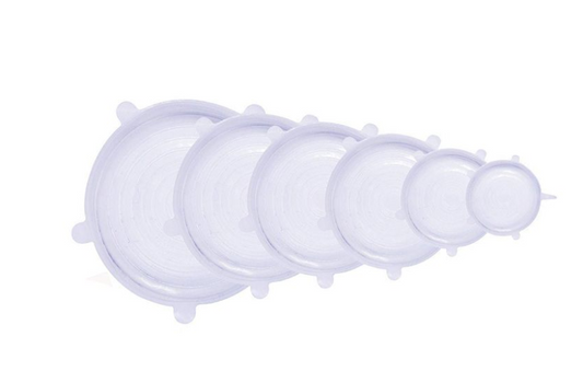 Silicone Stretch Covers 6 Pack Reusable Durable and Expandable Lids
