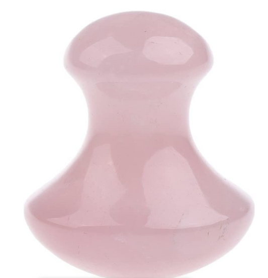 Rose Quartz Gua Sha Mushroom