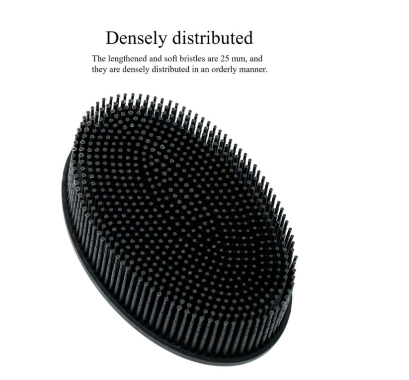 Silicone Bath Brush - Black