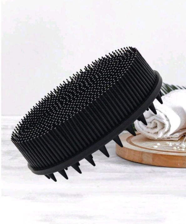 Silicone Bath Brush - Black
