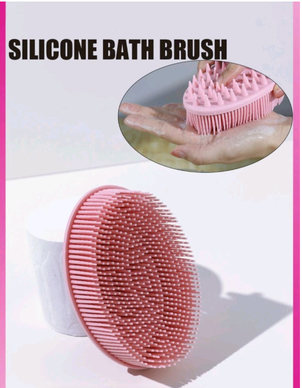 Silicone Bath Brush - Pink