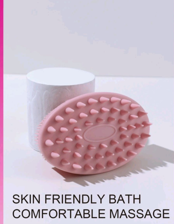 Silicone Bath Brush - Pink