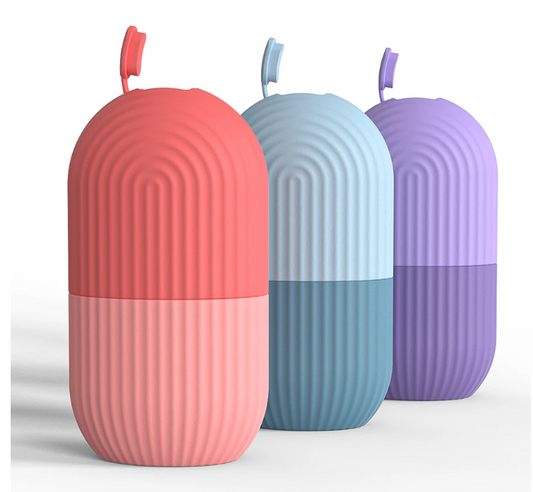 Silicone Facial Ice Rollers - Pack of Three