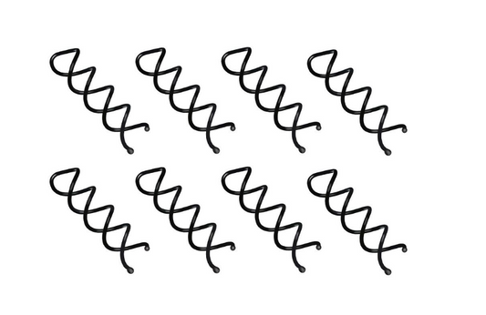 Spin Pins Non-Scratch Round Tips Twist Screw Hair Pins - 8 Pack