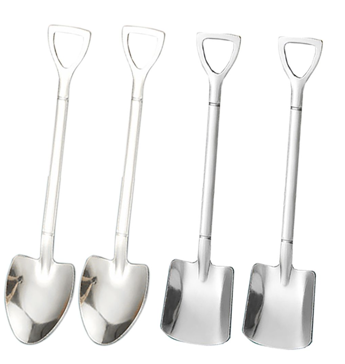 Dessert Shovel Design Spoon - 4 Piece
