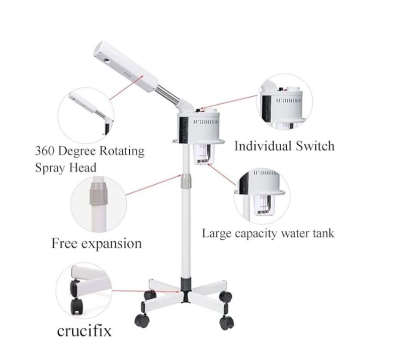 Professional Facial Steamer with Brightening & Anti Oxidation Mask