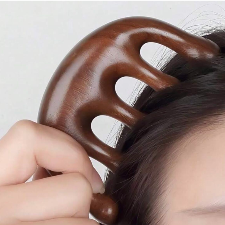 4-Piece Sandalwood Massage Tool Set