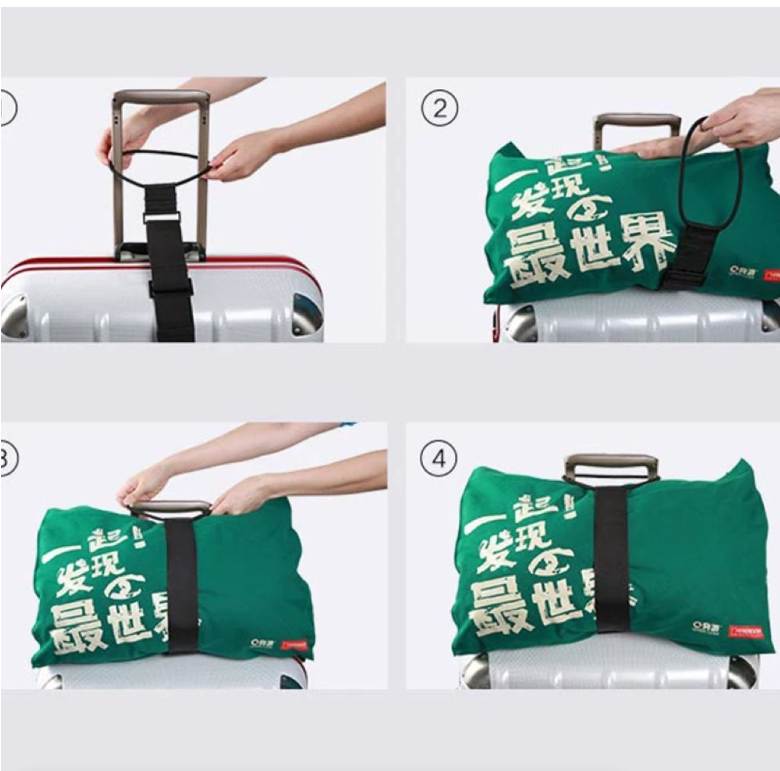 Travel Elastic Adjustable Luggage Strap Carrier Strap 2pc (68cm)
