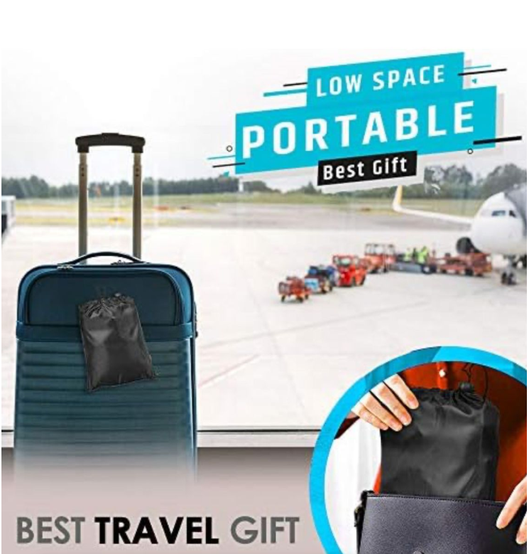 Travel Foot Rest with carry pouch -for airplane or bus