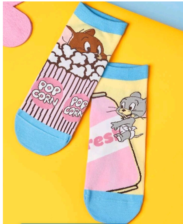 Tom and Jerry Women's Socks - 2-Pairs