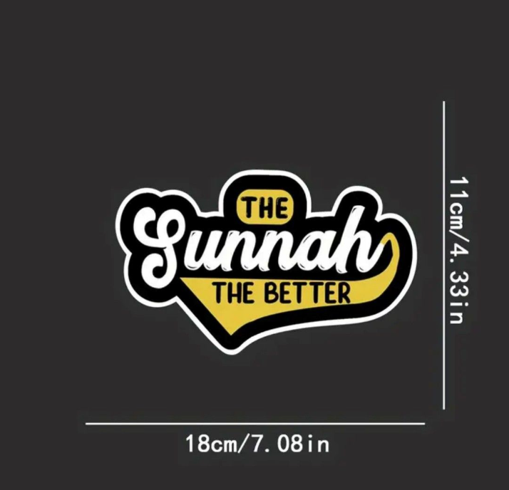 The Sunnah The Better Sticker