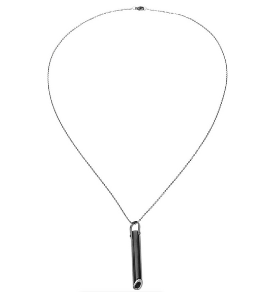 Quit vaping necklace - Black