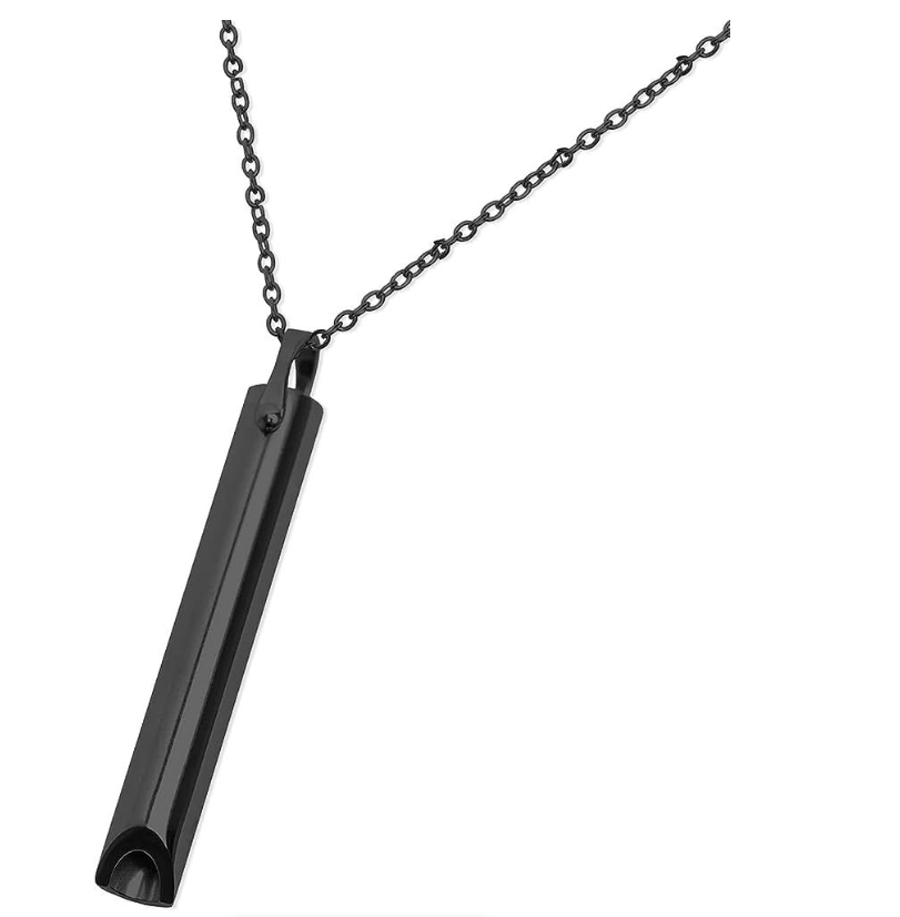 Quit vaping necklace - Black