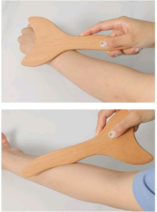 Madero Therapy - Wooden Body Gua Sha & Massage Roller & Fascia/Lymph Stick
