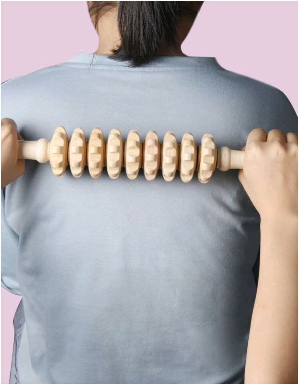 Madero Therapy - Wooden Body Gua Sha & Massage Roller & Fascia/Lymph Stick