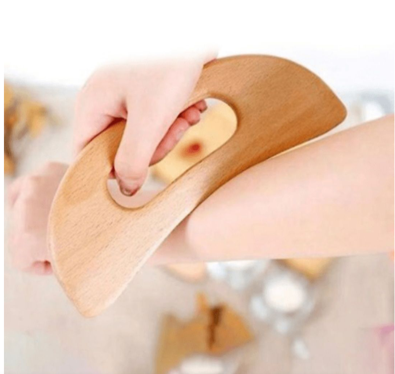 Madero Therapy - Wooden Body Gua Sha & Massage Roller & Fascia/Lymph Stick
