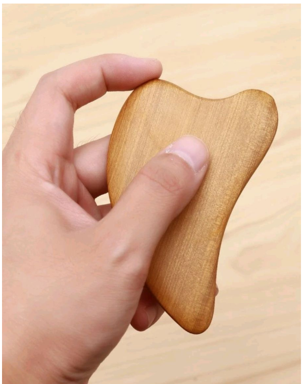 Wooden Gua Sha Facial Tool - Message Board