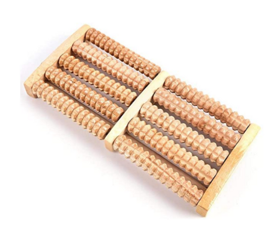 Wooden Dual Foot Massage Roller