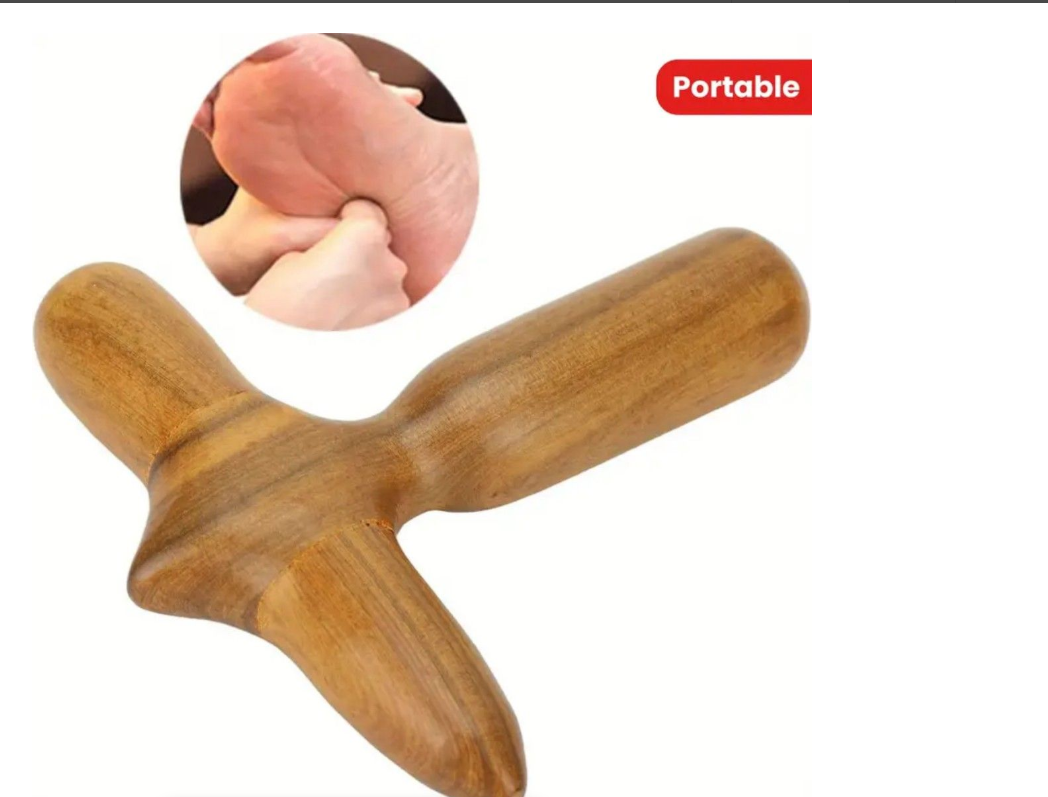 Wooden Foot And Body Massage Stick